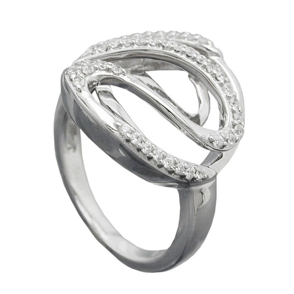 Ring, mit vielen Zirkonias, Silber 925